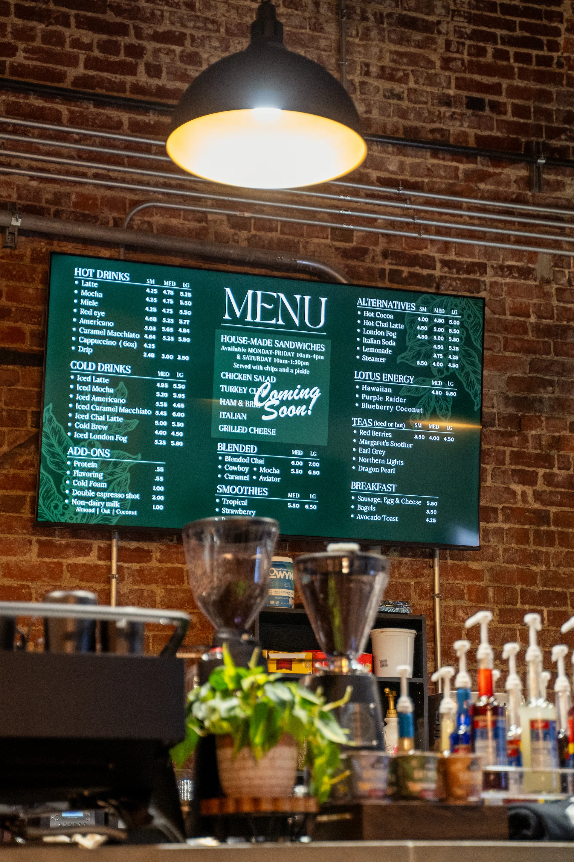 Our Menu